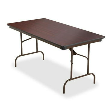 Alera Wood Folding Table Rectangular, Round Folding Table Officeworks