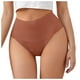 thumbnail image 1 of Braguitas tanga de cintura alta para mujer - Nylon spandex ligero, diseño de corte alto, cómodas para el uso diario, 1 of 4