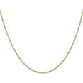 thumbnail image 3 of Avariah Diamonds Solid 10k Yellow Gold 1.6mm Carded Cable Rope Chain - 20", 3 of 9