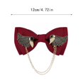 thumbnail image 3 of Corbata pajarita Minnieouse de Doble capa para Hombre color Rojo H3112-1, 3 of 6