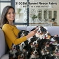 thumbnail image 3 of Bernese Mountain Dog Blanket,Bernese Mountain Gifts for Dog Lovers,Flannel Blanket Throws for Dog Mom Dad,Soft Blankets for Sofa Bed Home Decor,Gifts for Adult Men Women Halloween Christmas,60"x80", 3 of 6