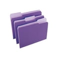 thumbnail image 1 of Universal - Dossier à Découpe Carrée - pour Lettre - à Onglets - violet (Lot de 100), 1 of 3