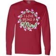 thumbnail image 3 of Inktastic I Love Being a Mimi- Circle of Hearts Long Sleeve T-Shirt, 3 of 5
