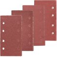 thumbnail image 1 of Paquete de 40 Hojas de Lija para Lijadora Orbital 93 x 185 mm, 8 Orificios, Grano 60/80/120/240 Papel de Lija Rectangular en óxido de Aluminio, Ideal para Lijar/Puler/Madera y Pintura LingWen 8390612766817, 1 of 1