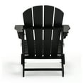 thumbnail image 5 of Westin Outdoor Braxton Folding Plastic Adirondack Chair - Black (Set of 2), 5 of 11
