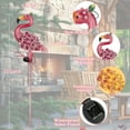 thumbnail image 6 of Solar Flamingo Lights,Solar Garden Lights Outdoor Stake Metal Flamingo Lights,Waterproof Decorative Landscape Ground Lamp for Garden Park Pathway Lawn Patio Courtyard Decorations(Warm White), 6 of 7