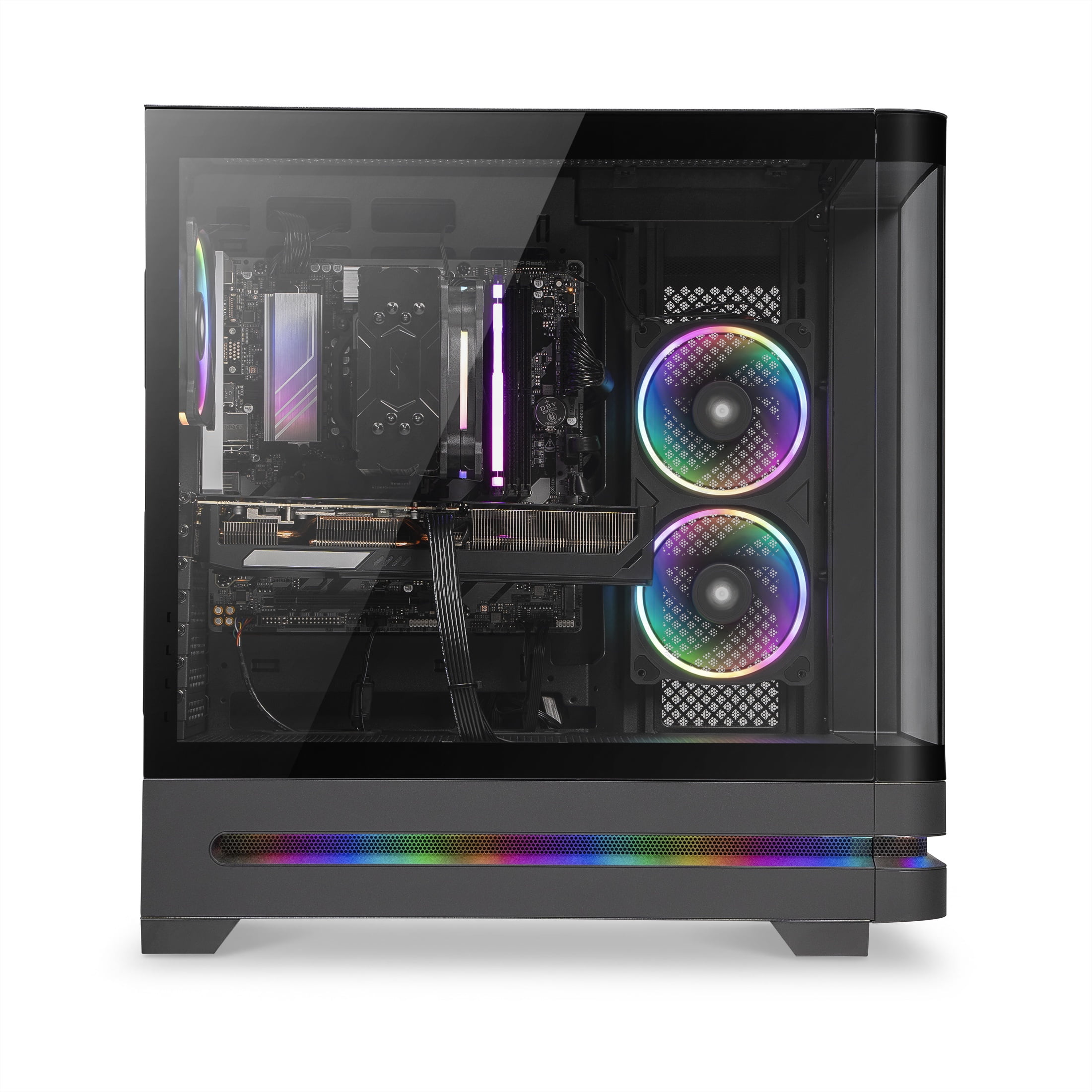 Acer Nitro 85 Gaming Desktop, AMD Ryzen 7 8700F, NVIDIA GeForce RTX 5070 with 988 AI TOPS & 12GB GDDR7 Video Memory, 16GB DDR5 RAM, 1TB PCIe 4.0 NVMe SSD, N85-100-UW35, Black, New