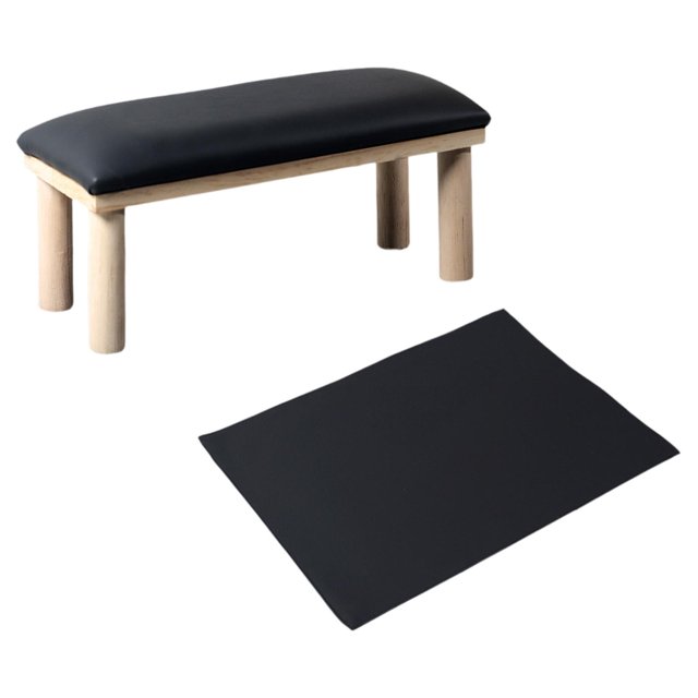 lionlar Repose-Bras pour Ongles Maison Élégant Manucure Portable Repose-Mains Support Noir