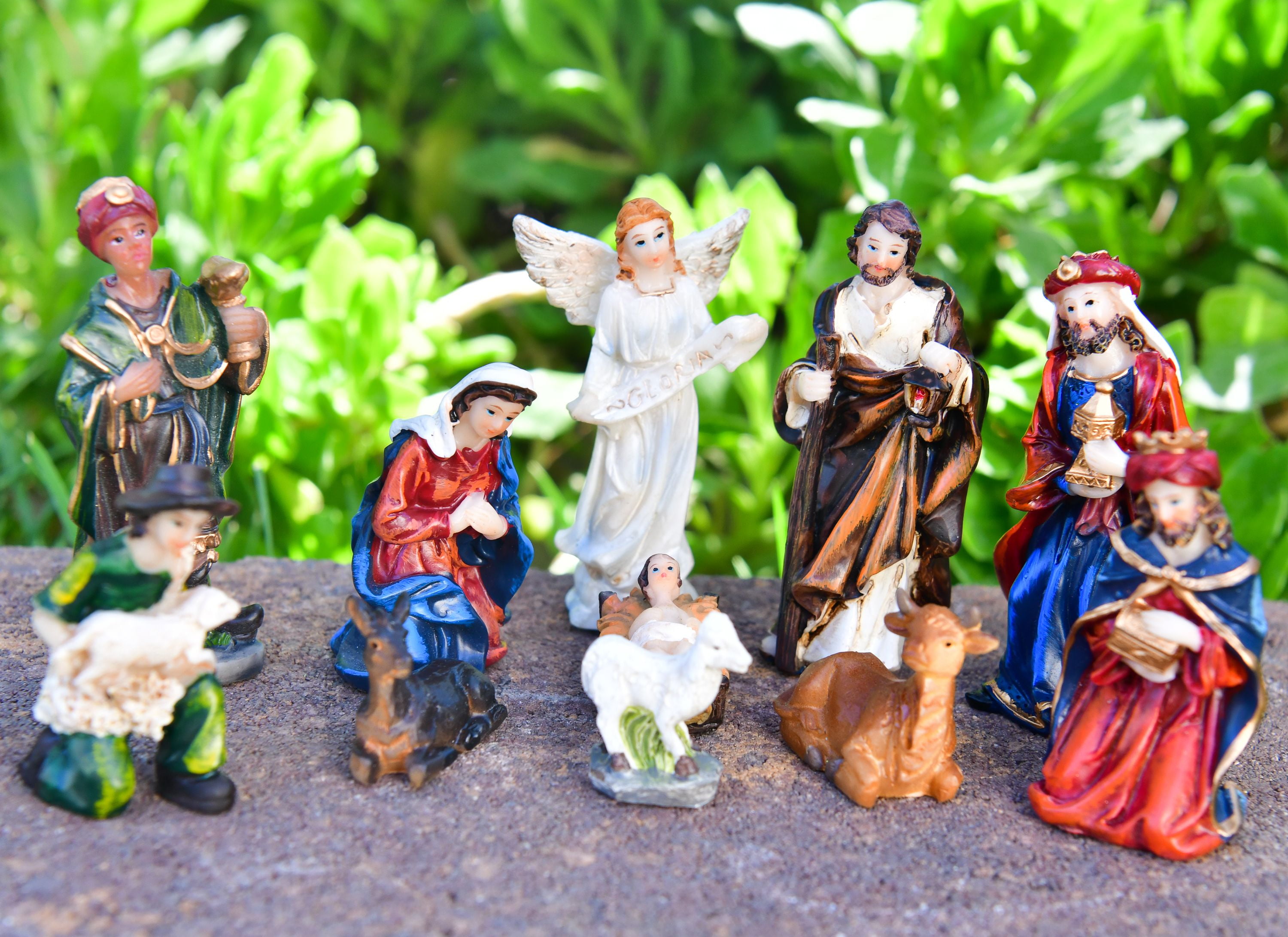 childrens nativity scene