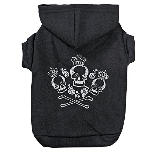 dog skull hoodie