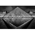 thumbnail image 2 of Benmoshe, Kobi 32x23 White Modern Wood Framed Museum Art Print Titled - Luovre Paris, 2 of 4