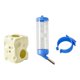 thumbnail image 4 of Dispensador de agua para hámster con forma de queso y soporte, diseño 2 en 1 para ratones, ratas, Beige, 4 of 9