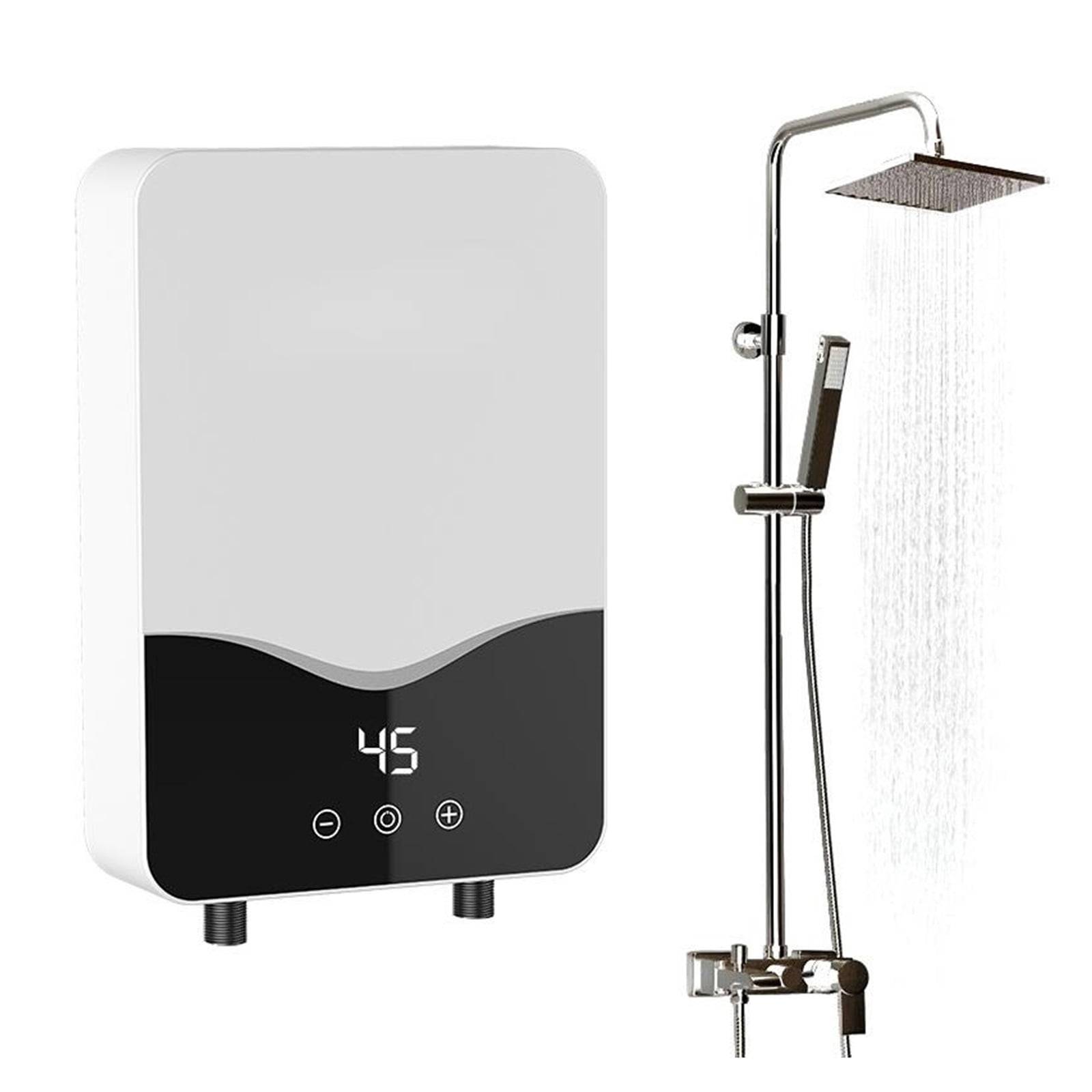 5500W Electric Hot Water Heater Instant Tankless Water Heater Bathroom Shower Multi-purpose Household Hot-Water Heater ,Safety Protections