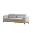 thumbnail image 2 of Newboti Furniture Zoe Modern style Sofa made with wood and Gold accents in Gray BN.4999, 2 of 9