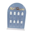 thumbnail image 3 of Soporte de exhibición para decoración de uñas, tablero de práctica acrílico, tablero de Color para uñas, muestra de puntas de uñas azul, 3 of 8
