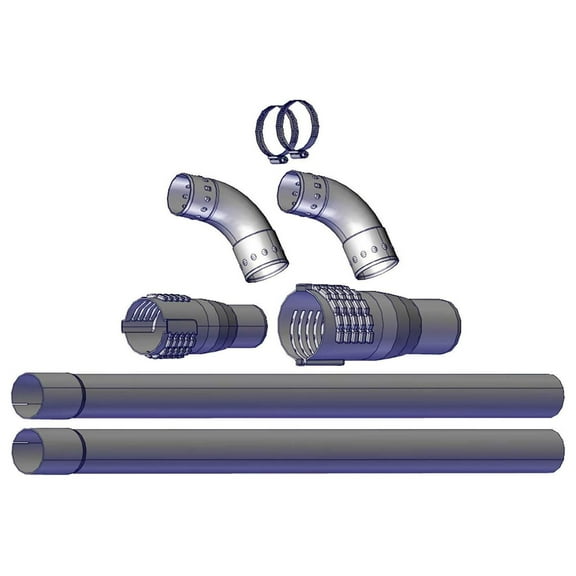 Echo High Grade Plastic Rain Gutter Kit