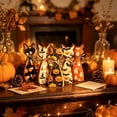 thumbnail image 4 of sruoe Vintage Halloween Decor,Vintage Halloween Wooden Desktop Tray Decor Set of 6,Natural Rustic Tabletop Ornament for Home Window Display Gift, 4 of 6