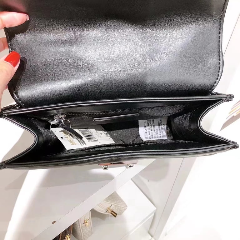 Michael Kors Medium Serena Quilted Shoulder Bag, Black  display picture 2