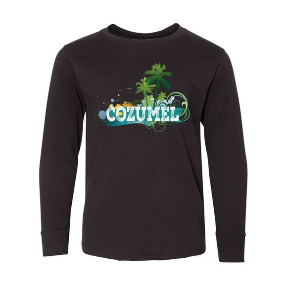 Inktastic Cozumel Mexico Vacation Cruise Long Sleeve Youth T-Shirt
