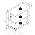 thumbnail image 2 of Pemberly Row Turn-N-Tube 26" 3-Tier Curved Freestanding Shoe Rack White, 2 of 6