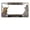 Silver, variant on 2PCS Highland Cow Commemorative License Plate Frame – Rustic Scotland Animal & Flower Car Tag for Cars & Trucks