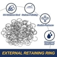 thumbnail image 3 of Uxcell Internal Retaining Rings, E-Clip Snap Ring Stainless Steel Internal Circlip for Automobile mm 15  100, 3 of 7