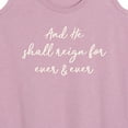 thumbnail image 3 of Instant Message - And He Shall Reign - Women's Racerback Tank Top, 3 of 6