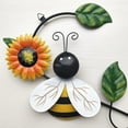 thumbnail image 5 of FGYZYP Metal Sunflower with Ladybug Wall Decor, Hanging Indoor Outdoor Decorative Wall Sculpture Art for Wall Home Door Garden Porch Fence Patio Backyard Decor(12.2 x15.3in), 5 of 10