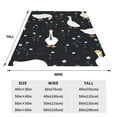 thumbnail image 3 of Pofeuu Fashionable Goose Print Ultra-Soft Micro Fleece Blanket,for Bed Or Sofa,All Season Throw Blankets Flannel Blanket-40"x30", 3 of 7