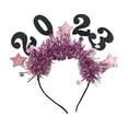 thumbnail image 2 of Diadema de Feliz año Nuevo 2023, de aro para el pelo, diademas para el pelo, de recuerdo de fiesta para Festival de Carnaval, Unisex,, 2 of 9