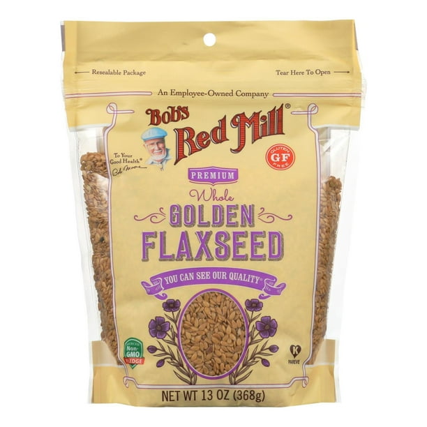 Price/Case)Bob's Red Natural Inc Golden Flax Seed 4-13 Ounce - Walmart.com