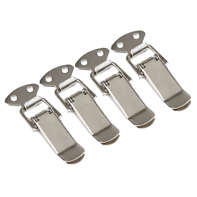 4pc Latch Catch Stainless Steel Cabinet Boxes Handle Toggle Lock Clamp Hasp