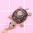 thumbnail image 6 of Worgeous Creative Keychain Alloy Simulation Turtle Bling-bling Keychain Keyring Handbag Decorations Hanging Pendant for Girls Women Lover Gift (Golden and Black), 6 of 8