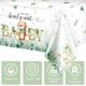 thumbnail image 3 of Mantel de plástico Tegeme Bear para baby shower, 137 x 274 cm, verde, paquete de 3, 3 of 6