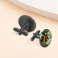 thumbnail image 6 of Sloth Elegant Dress Shirt Cufflinks Set, Men's Stainless Steel Cufflink for Formal Attire, 6 of 6