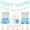 Blue, variant on Cheereveal First Tooth Party Decoration Kit, Blue White