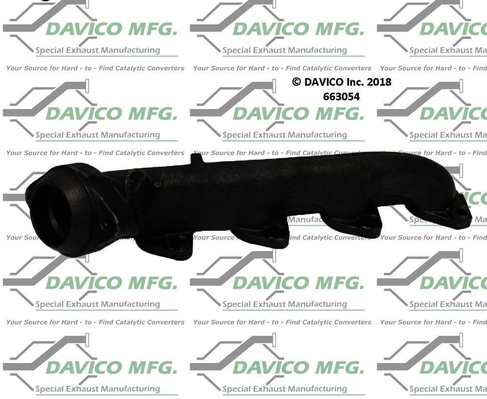 Davico Mfg 663054 Stand alone Exact-Fit exhaust manifold