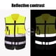 thumbnail image 4 of Chaleco Reflectante De Seguridad Chaleco De Alta Visibilidad Con Bolsillos Delanteros Chaqueta De Seguridad Ultraligera Para Ciclistas De ANGGREK Chaleco reflectante de Seguridad, 4 of 8