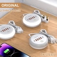 thumbnail image 3 of Chargeur de Voyage 50W 6 Ports avec 2 Ports Type-C & 4 Ports USB-A, Hub de Charge Rapide et Simultanée, Multiprise Compacte pour Maison, Bureau et Usage International, 3 of 8