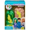 thumbnail image 2 of ​Creatable World, 2-Pack Wig Set, Green Wig with Yellow Highlights and Pink Curly Hair, 2 of 5