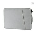 thumbnail image 4 of kurtrusly Sac de Transport Universel pour Ordinateur Portable Anti-Rayures Sac Portable pour Ordinateur Bloc-Notes Fermeture à Glissière Étui de Protection en Polyester Gris 13 Pouces, 4 of 9