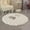 Beige-1282, variant on AuroraX Beige Bedroom Rug Ultra Soft Plush Non-Slip Backing Living Room Rug Bohemian 15x15 Inch Round