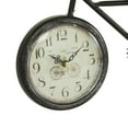 thumbnail image 5 of DecMode 8" Multi Colored Metal Bike Clock, Set of 2, 5 of 10