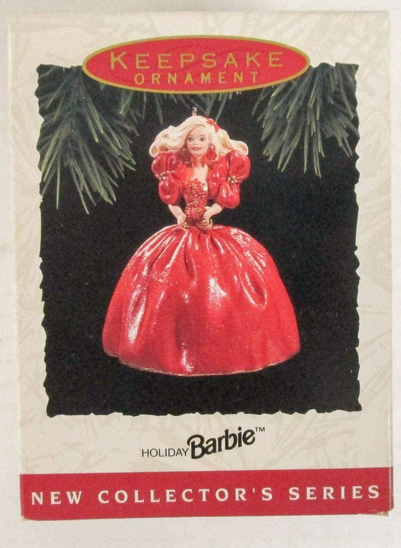 hallmark holiday barbie ornament 1993