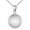 Silver, variant on Harmony Bola Chime Ball Necklace for Pregnancy mom-to-be, Elegant Nail-Sand Finished Maternity Bell Gifts for Mother Wife Daughter, llamador de Angeles, 30 & 45 inch Chain - Silver