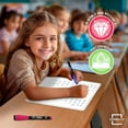 thumbnail image 2 of Scribbledo Double-Sided Dry Erase Sheets Small White Board , 9” x 12”, 10-Pack, 2 of 9