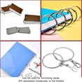 thumbnail image 2 of Metal Shower Curtain Ring, Easy To Open And Close, 20 Pack Silver Drape Ring Buckles For Bathroom, 2 of 4