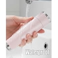 thumbnail image 6 of Electric Facial Hair Remover, Electric Intimate Hair Trimmer for Women & Men, Painless Bikini Shaver Waterproof Wet/Dry Body Groomer & Easy Cleaning, Safe Skin Protection (Pink), 6 of 8