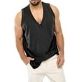 thumbnail image 3 of Sngxgn Men's Workout Tank Tops Sleeveless Gym Shirt(Black,XL), 3 of 6