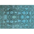 thumbnail image 1 of Ahgly Company Indoor Rectangle Oriental Light Blue Industrial Area Rugs, 8' x 10', 1 of 4